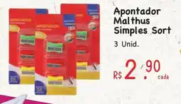 Supermercados Mateus Apontador Malthus Simples Sort oferta