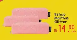 Supermercados Mateus Estojo Malthus Glitter oferta