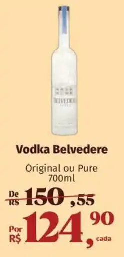 Supermercados Mateus Vodka Belvedere oferta
