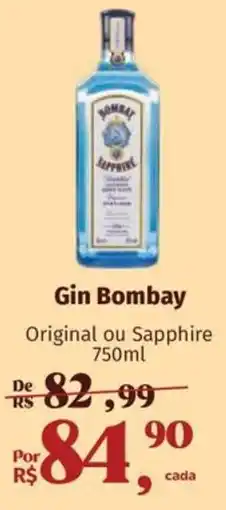 Supermercados Mateus Gin Bombay oferta