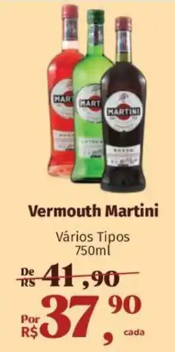 Supermercados Mateus Vermouth Martini oferta