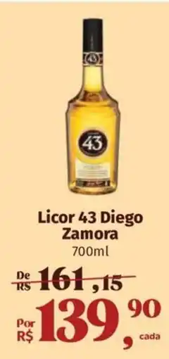 Supermercados Mateus Licor 43 Diego Zamora oferta