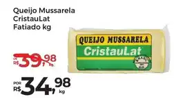 Super Luna Queijo Mussarela CristauLat Fatiado oferta
