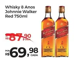 Super Luna Whisky 8 Anos Johnnie Walker Red oferta