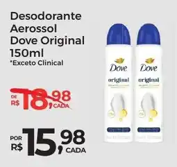 Super Luna Desodorante Aerossol Dove Original oferta