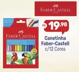Supermercados Jau Serve Canetinha Faber-Castell oferta