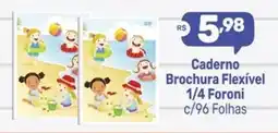 Supermercados Jau Serve Caderno Brochura Flexível 1/4 Foroni oferta