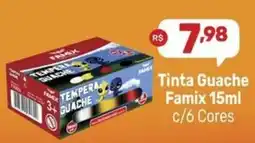 Supermercados Jau Serve Tinta Guache Famix oferta