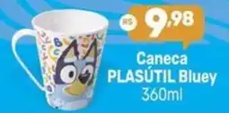 Supermercados Jau Serve Caneca PLASÚTIL Bluey oferta