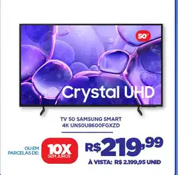 DB Supermercados Tv 50 samsung smart 4K UN50U8600FGXZD oferta