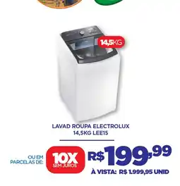 DB Supermercados Lavad roupa electrolux LEE15 oferta