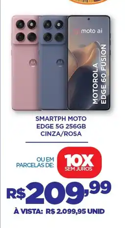 DB Supermercados Smartph moto EDGE 5G 256GB CINZA/ROSA oferta