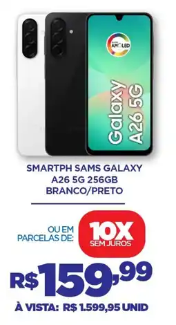 DB Supermercados Smartph sams galaxy A26 5G 256GB BRANCO/PRETO oferta