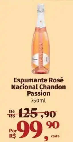 Supermercados Mateus Espumante Rosé Nacional Chandon Passion oferta