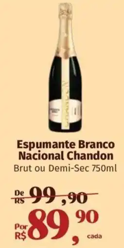 Supermercados Mateus Espumante Branco Nacional Chandon oferta