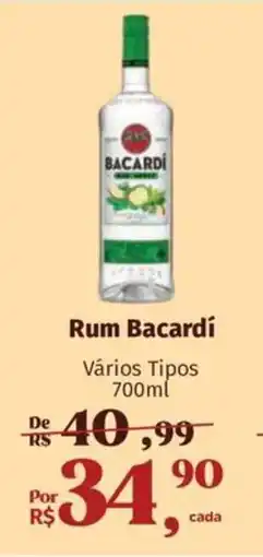Supermercados Mateus Rum Bacardí oferta