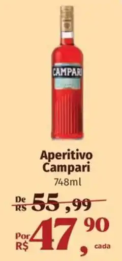 Supermercados Mateus Aperitivo Campari oferta