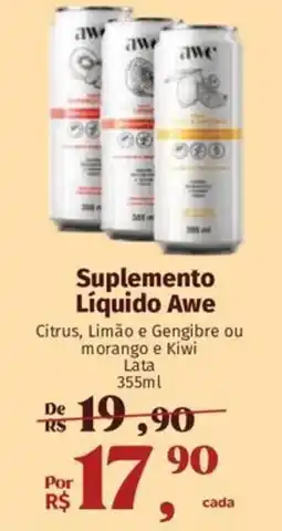 Supermercados Mateus Suplemento Líquido Awe oferta
