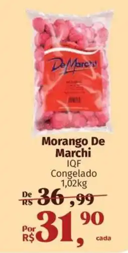 Supermercados Mateus Morango De Marchi IQF Congelado oferta