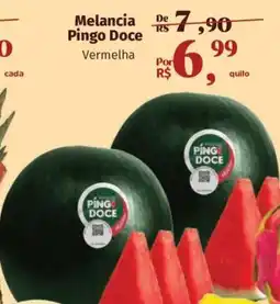 Supermercados Mateus Melancia Pingo Doce Vermelha oferta