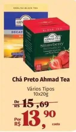 Supermercados Mateus Chá Preto Ahmad Tea oferta