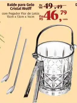 Supermercados Mateus Balde para Gelo Cristal Wolff oferta
