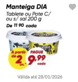 Dia Manteiga DIA oferta