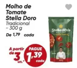 Dia Molho de Tomate Stella Doro oferta