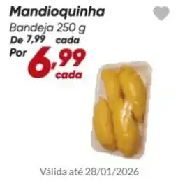 Dia Mandioquinha Bandeja oferta