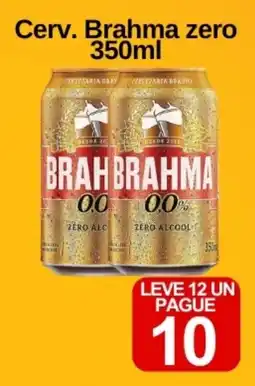 Maby Supermercados Cerv. Brahma zero oferta