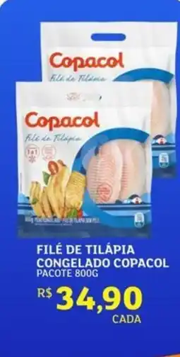 Assaí Atacadista Filé de tilápia congelado copacol pacote oferta