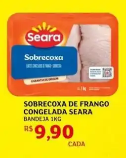 Assaí Atacadista Sobrecoxa de frango congelada seara bandeja oferta