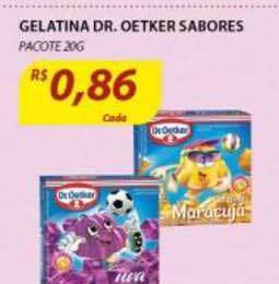 Assaí Atacadista Gelatina Dr. Oetker Sabores 20g oferta