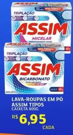 Assaí Atacadista Lava-roupas em pó assim tipos caixeta oferta