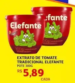 Assaí Atacadista Extrato de tomate tradicional elefante pote oferta