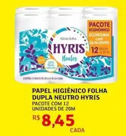 Assaí Atacadista Papel higiênico folha dupla neutro hyris oferta