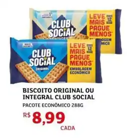 Assaí Atacadista Biscoito original ou integral club social oferta