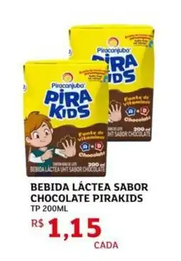 Assaí Atacadista Bebida láctea sabor chocolate pirakids oferta