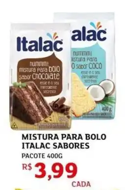 Assaí Atacadista Mistura para bolo italac sabores oferta