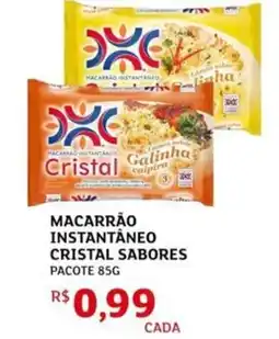 Assaí Atacadista Macarrão instantâneo cristal sabores pacote oferta