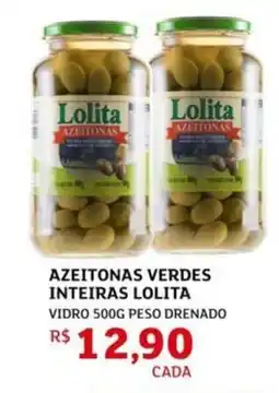 Assaí Atacadista Azeitonas verdes inteiras lolita oferta