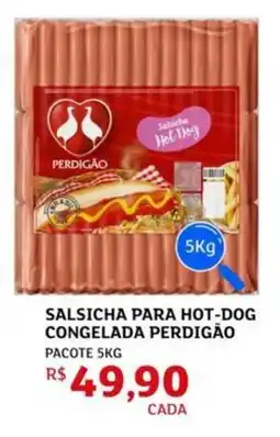 Assaí Atacadista Salsicha para hot-dog congelada perdigão oferta