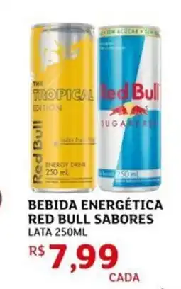 Assaí Atacadista Bebida energética red bull sabores oferta