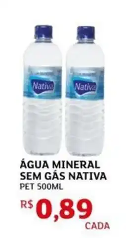 Assaí Atacadista Água mineral sem gás nativa oferta