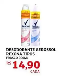 Assaí Atacadista Desodorante aerossol rexona tipos oferta
