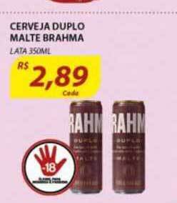 Assaí Atacadista Cerveja Duplo Malte Brahma 350ml oferta
