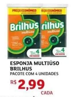 Assaí Atacadista Esponja multiúso brilhus oferta