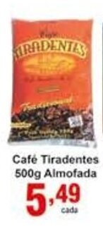 Rossi Supermercado Cafe Tiradentes 500g Almofada oferta