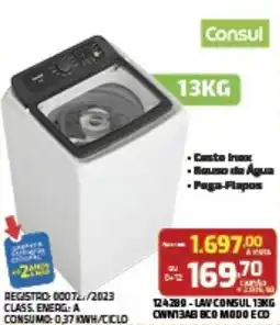 Macavi 124239-lav consul 13kg cwn13ab bco modo eco oferta