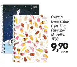 Asun Cademo Universitário Capa Dura Feminino/ Masculino oferta
